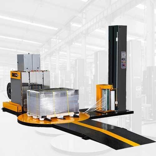 Паллетообмотчик с поворотным столом - TP1650F-R - Shandong Dyehome Intelligent Equipment Co.,Ltd - полуавтоматический / с электромагнитным тормозом / для пищевой промышленности и для производства напитков