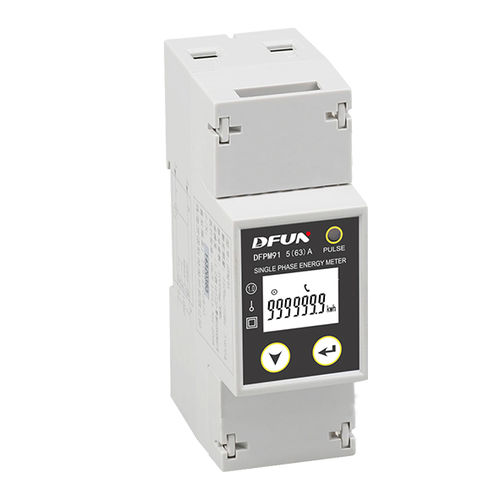 Монофазовый Электрический счетчик электроэнергии - DFPM91  - DFUN (ZHUHAI) CO.,LTD. - на DIN-рейке / 50 Гц / RS-485