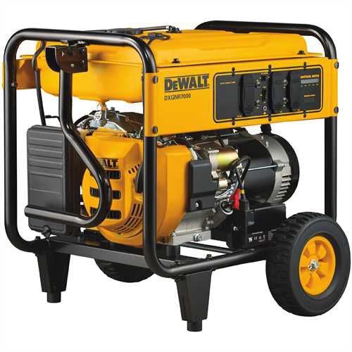 Дизельная генераторная установка -  DXGNR7000 - DEWALT Industrial Tool - монофазовая / прямой впрыск / промышленная