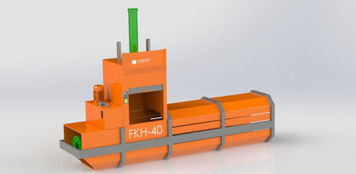 Упаковочный пресс для отходов - FKH-40 eco - FabrikTec Brasil - горизонтальный / с фронтальной загрузкой / автоматический