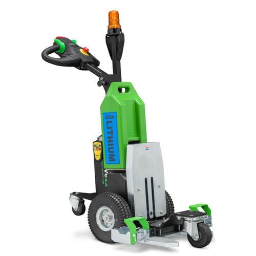 Электрический трактор - TT1000-T-CP - Movexx International BV - с двумя колесами / с пешим оператором / промышленный
