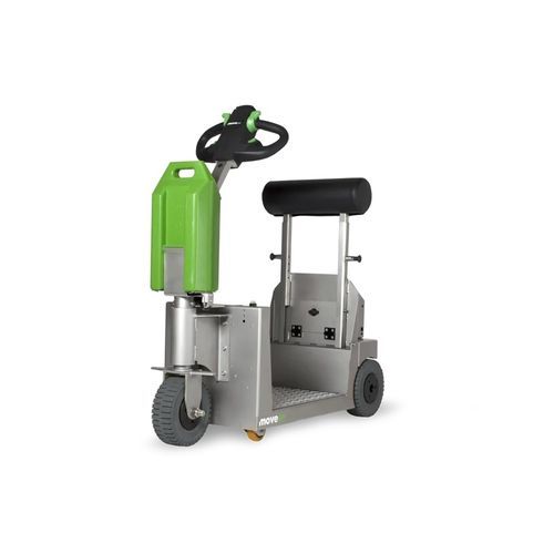 Электрический трактор - RR1000-S-Inox - Movexx International BV - с местом для сидения водителя / промышленный / из нержавеющей стали
