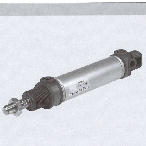 Круглый цилиндр - 8.DM.16010 - RIEGLER & Co.KG - пневматический / с резьбовым стержнем / со стержнем