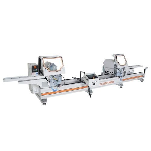 Станок для резки с двумя головками - SÇ 4000S PLUS - PLASTMAK MACHINE - с вращающейся пластиной / для алюминия / для ПВХ