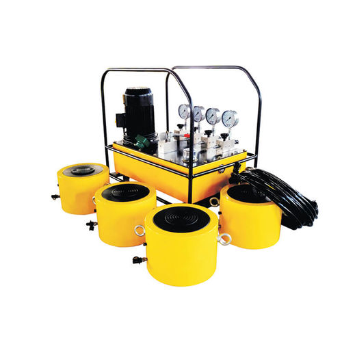 Синхронное подъемное устройство - RMCD series - Pingyuan Jingke Hydraulic Co., Ltd - гидравлическое / для высоких нагрузок / для строительных работ