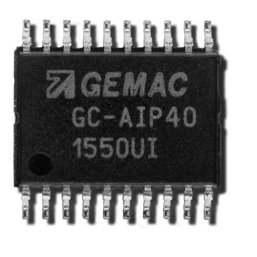 Чип мощность - GC-AIP40 - AMAC ASIC - und Mikrosensoranwendung Chemnitz GmbH - программируемый / цифровой / аналоговый