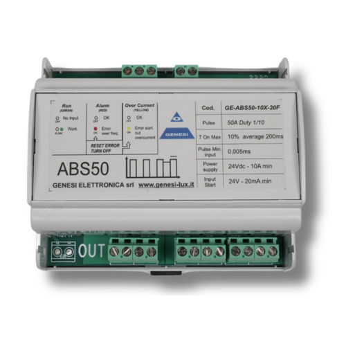 Контроллер освещения Ethernet - ABS50 - GENESI ELETTRONICA SRL - USB / EtherCAT / 1 канал