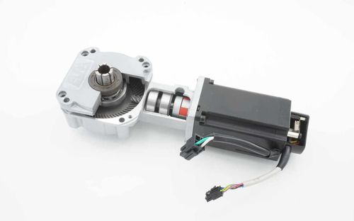 Бесщеточный мотор-редуктор - BL57AL series - ELRA Antriebstechnik Vertriebs Ges.m.b.H - с конической передачей / ортогональный / со сплошным валом