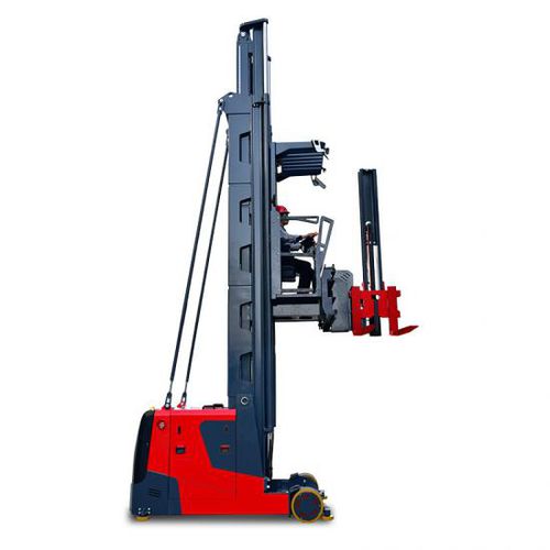 Вилочный погрузчик для очень узких проходов - MCC - MiMA electric forklift - с питанием от аккумулятора / со «стоячим» водителем / для узкого прохода