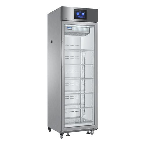 Шкаф с подогревом - HYR-111 - Qingdao Haier Biomedical Co.,Ltd - напольный / с полками / с застекленной дверью