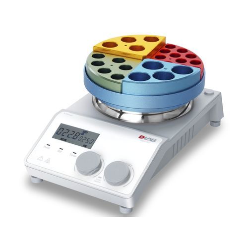 Лабораторный cмеситель для мерных стаканов - MS-H-PROT - DLAB Scientific Co., Ltd. - настольный / с плитой для нагрева / из нержавеющей стали