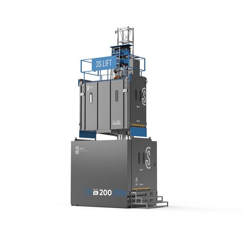 Автоматический лифт - SL200 - Ficont Industry (Beijing) Co., Ltd. - реечный / для строительства / промышленный