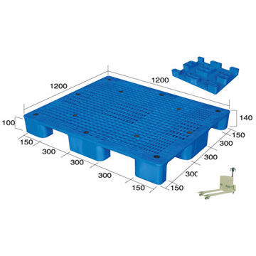 Поддон из пластика - QH-1212  - Shanghai Qinghao Plastic Pallet Manufacture Co., Ltd. - многоканальные