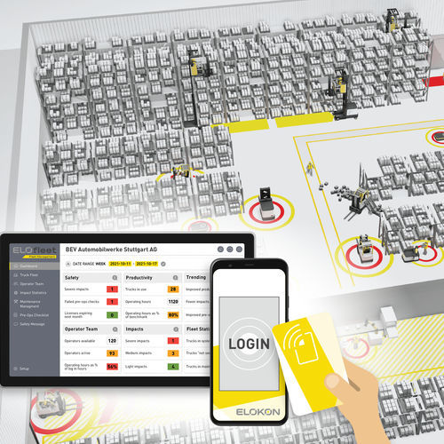 Программное обеспечение для управления парком автомашин - ELOfleet - ELOKON GmbH - для безопасности / для контроля доступа / промышленное