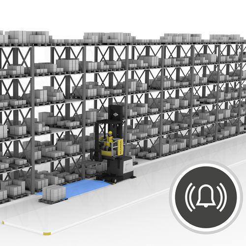 Система защиты для предотвращения столкновений - ELOassist - ELOKON GmbH - для вилочного погрузчика / для складов / для пространства с ограниченной видимостью
