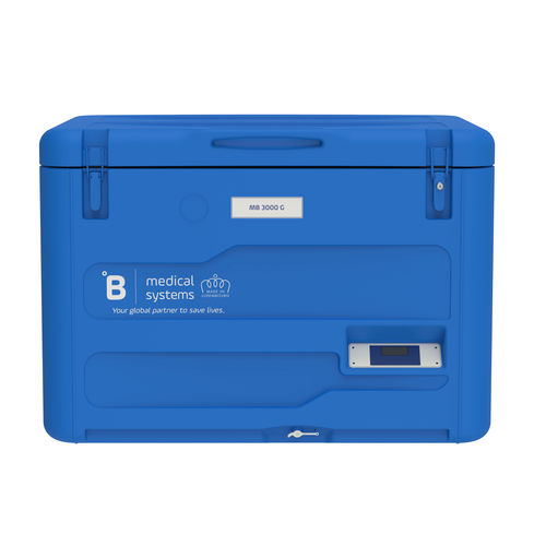 Холодильник для банков крови - MB3000G - B Medical Systems - горизонтальный / герметичный