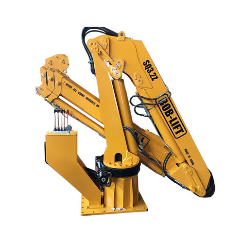 Плавучий башенный кран - SQ3.2ZA3T - BOB-LIFT - шарнирный / для использования на морских судах / для подъема