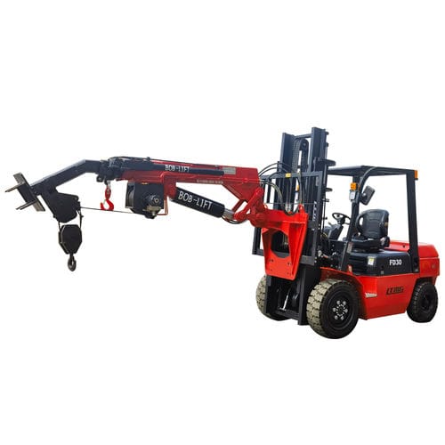 Мобильный башенный кран - CC85ZA3+1 - BOB-LIFT - шарнирный / вездеход / для строительства