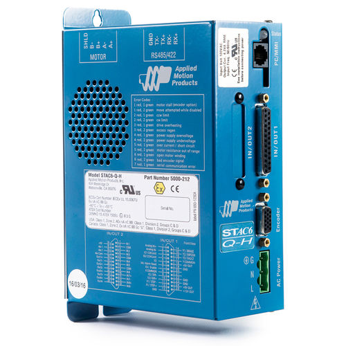 Шаговый вариатор DC - STAC6-Q-H - Applied Motion Products - монофазовый / для двигателя