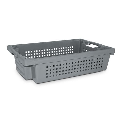 Штабелируемый ящик - Lisbox 2202 - COMERCIAL BAQUELITA SL - из HDPE / для хранения / гнездовой