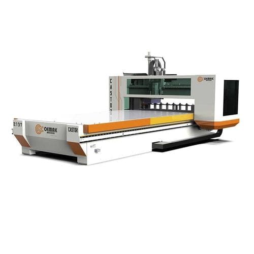 Обрабатывающий центр ЧПУ 3 оси - Castor - Oemak Machine - вертикальный / для дерева / для композитов