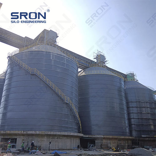 Сварной бункер - Henan SRON SILO ENGINEERING Co., Ltd - для цемента / для сыпучих материалов / для зольности