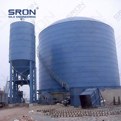 Болтовой бункер - Henan SRON SILO ENGINEERING Co., Ltd - сварной / с плоским дном / с наклонным днищем