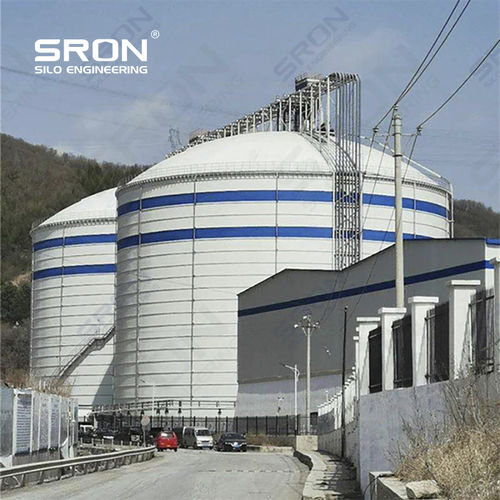 Болтовой бункер - Henan SRON SILO ENGINEERING Co., Ltd - сварной / с плоским дном / с вибрирующим дном