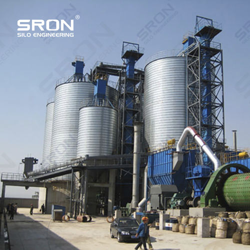 Болтовой бункер - Henan SRON SILO ENGINEERING Co., Ltd - сварной / для цемента / для порошка