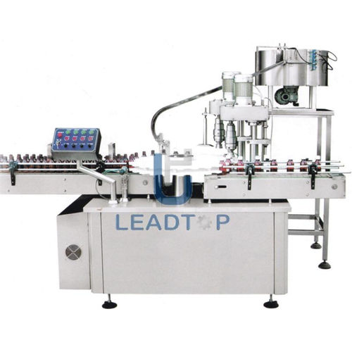 Ротационное устройство закупорки бутылок - XG - Zhejiang LeadTop Pharmaceutical Machinery Co., Ltd - автоматическое / для бутылок / для сельского хозяйства и пищевой промышленности