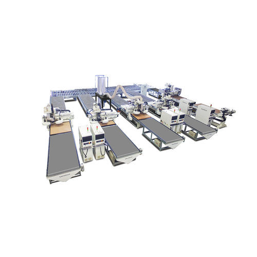 Производственная линия для деревянных товаров - Jinan Singhui Cnc Technology Co., Ltd. - автоматическая / для деревообрабатывающей промышленности