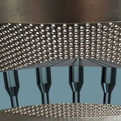 Перфорированное планшетное сито - Advanced Engineering Wedge Wire - двухцилиндровое / для очистки воды / для пищевой промышленности и для производства напитков