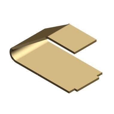 Плоский электрический контакт - 1-07-001-010-1 - YAN SHIN PRECISE CO.,LTD - штампованный / на пружине / из меди