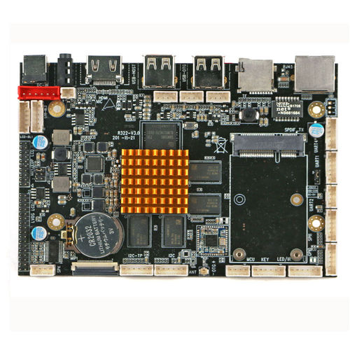 Материнская плата мини-ITX - HM-RK322 - Highton Electronics Co.,Ltd - Quad Core / Rockchip RK3288 SoC / AMD