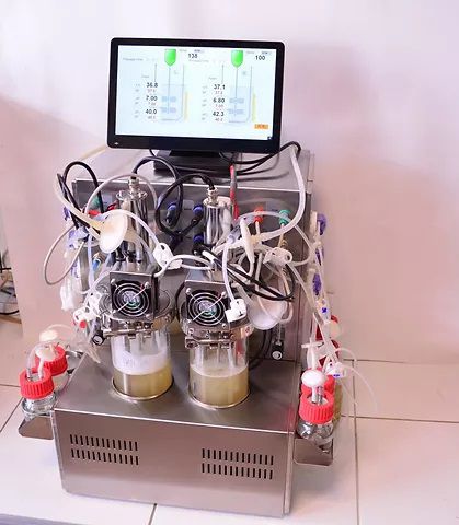 Биореактор для лабораторий - EDF-1.2 - Biotehniskais centrs - для процесса / большого размера / охлаждающий