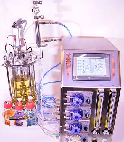 Биореактор для процесса - EDF-5.4 series - Biotehniskais centrs - для лабораторий / из стекла / стерилизуемый в автоклаве