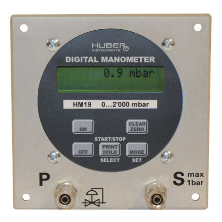 Дифференциальный микроманометр - HM19 - Huber Instrumente - аналоговый