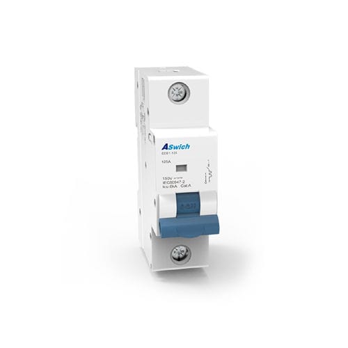 Выключатель постоянный ток - EDB1-125 series - Aswich Electrical Co., Ltd - для сверхнагрузки / с защитой от короткого замыкания / для фотогальванического оборудования