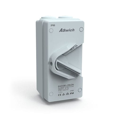 Ротационный разъединитель - EAS50 - Aswich Electrical Co., Ltd - 4 полюса / 2 полюса / AC