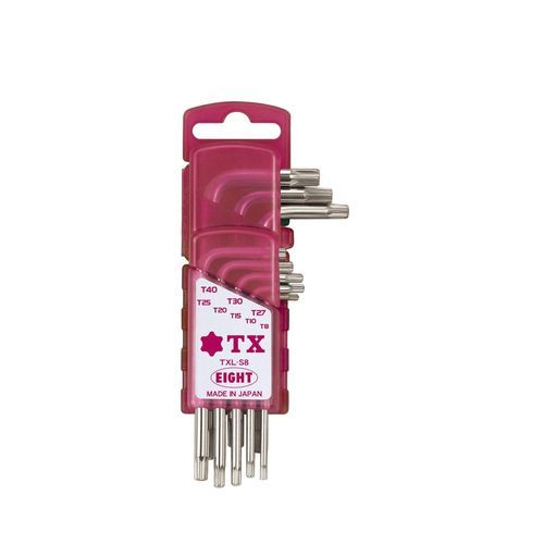 L-образный ключ с наконечником Торкс - TXL-S8 - Eight Tool - комплект