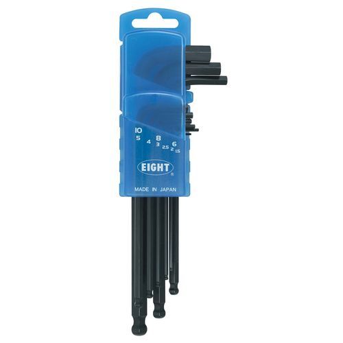 L-образный ключ Аллена - 016-1510D - Eight Tool - комплект / со сферической головкой
