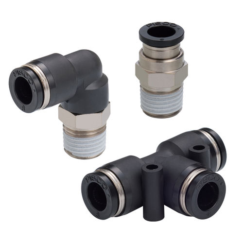 Стандартный фитинг - P Series - NIHON PISCO CO., Ltd. - пневматический / вставной / тип T