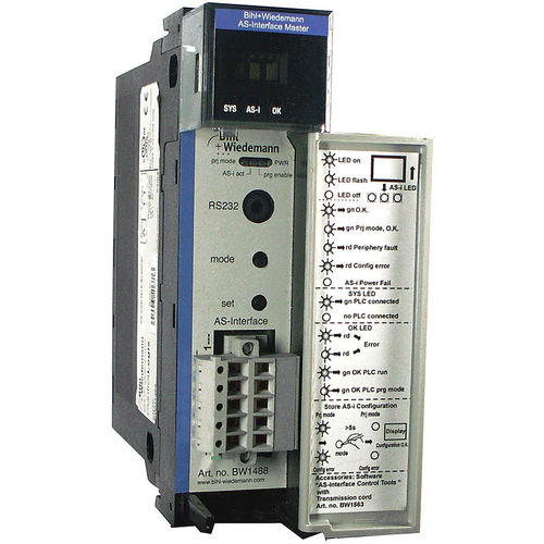 Цифровой блок E/S - BWU1488 - Bihl+Wiedemann GmbH - AS-i / RS232 / для безопасности