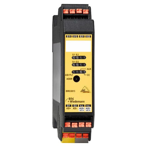 Цифровой входной модуль - BWU3013 - Bihl+Wiedemann GmbH - AS-i / для безопасности / напряжения