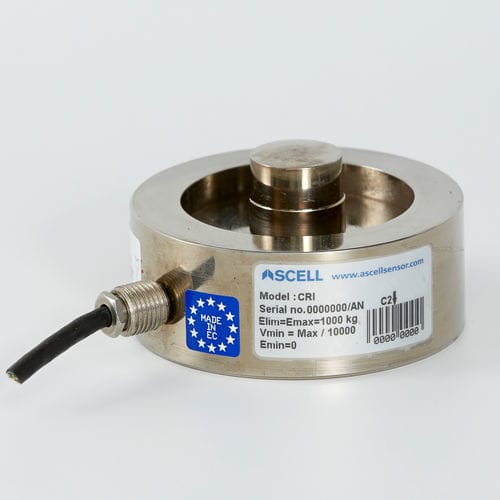 Датчик силы при сжатии - CRI C3 - Ascell Sensor,S.L. - тип кнопка / для бункера / для силоса