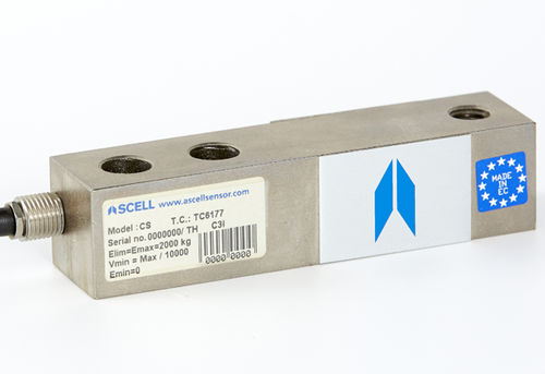 Датчик силы при резке - CS  - Ascell Sensor,S.L. - балочного типа / с помощью тензометрического датчика / из стали