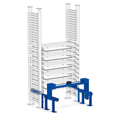 Буферный складской стеллаж с быстрой заменой - Quick Changer - STOPA Anlagenbau GmbH - для металлической обшивки