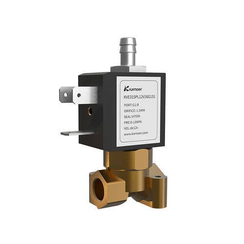 Электромагнитный клапан с прямым приводом - KVEY15 - Kamoer Fluid Tech (Shanghai) Co.,LTD. - 2 канала / вода / для газа