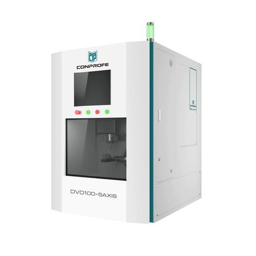 Обрабатывающий центр ЧПУ для твердых и хрупких материалов - DVD100-5AXIS - Conprofe - 5 осей / вертикальный / с наклонным ротационным столом