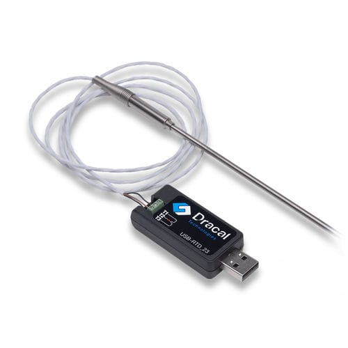 Электрический переходник для датчика температуры - RTD_23 - Dracal Technologies Inc. - USB / DIN